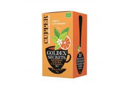Cupper - Organic Honeybush, Orange and Turmeric Infusion Golden Secrets - 20 Sachets