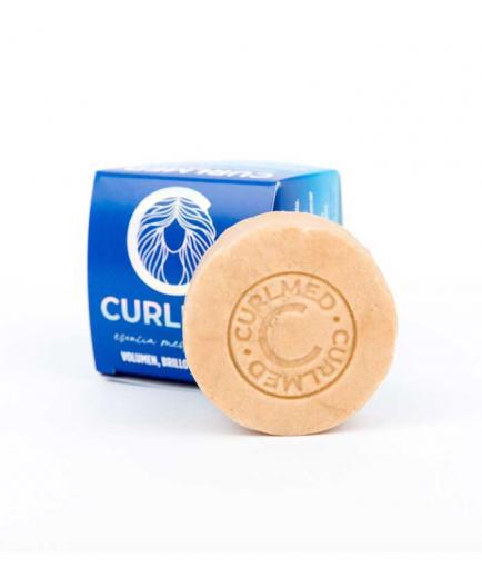 CurlMed - Champú sólido 100% natural - Volumen, brillo y suavidad