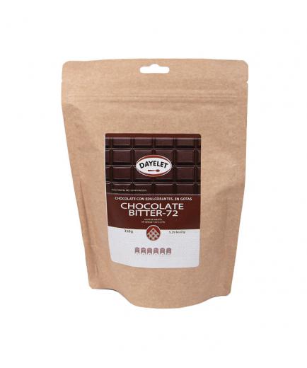 Dayelet - Chocolate with sweetener drops Bitter-72 350g