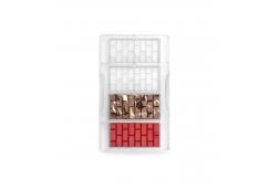 Decora - Polycarbonate mold for brick chocolate bar