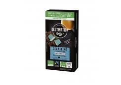 DESTINATION - Decaffeinated coffee in biodegradable capsules 100% Arabica 10ud