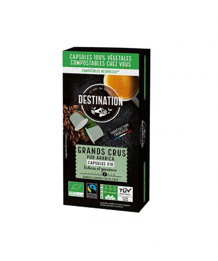 DESTINATION - Café en cápsulas biodegradables Grand Crus 100% Arábica