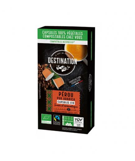 DESTINATION - Coffee in biodegradable capsules Peru 100% Arabica