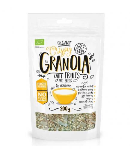 DIET-FOOD - Bio Granola crispy - Frutas y semillas