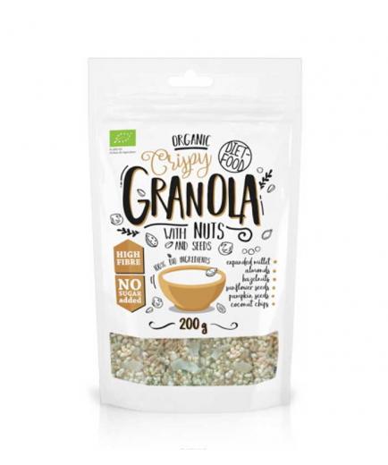 DIET-FOOD - Bio Granola crispy - Nueces y semillas