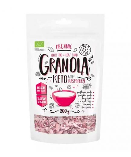 DIET-FOOD - Keto Granola bio - Frambuesa