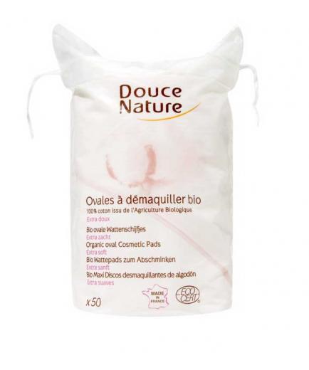 Douce Nature - Oval makeup remover discs 100% organic cotton