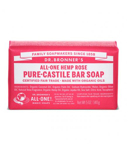 Dr. Bronner´s - Organic Castille Bar Soap - Rose