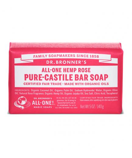 Dr. Bronner´s - Jabón de castilla en pastilla - Rosa