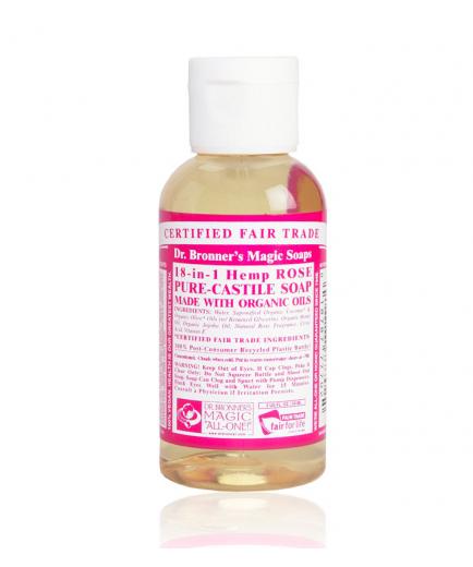 Dr. Bronner´s - Organic Castile Liquid Soap - Rose - 60ml