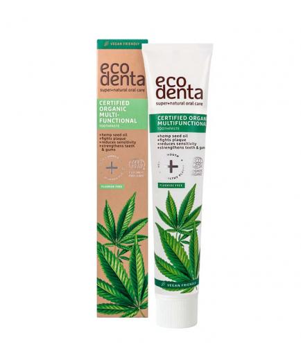 ecodenta - Pasta de dientes orgánica con aceite de cáñamo multifuncional 75ml