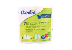 Ecodoo - Compact kitchen paper made of recycled fibers 2 pcs