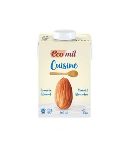 Ecomil - Crema de almendra bio para cocinar Cuisine 500ml