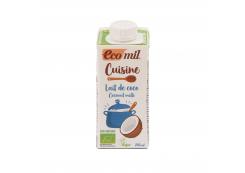 Ecomil - Crema de leche de coco bio para cocinar Cuisine