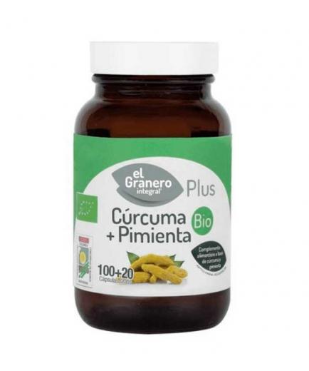 El Granero Integral - Turmeric and pepper Bio 120 capsules