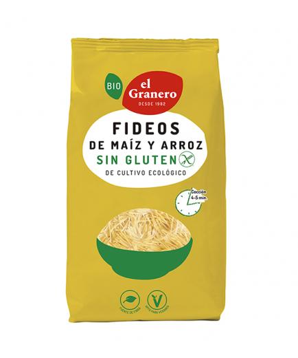 El Granero Integral - Fideos de maíz y arroz sin gluten Bio 500gr