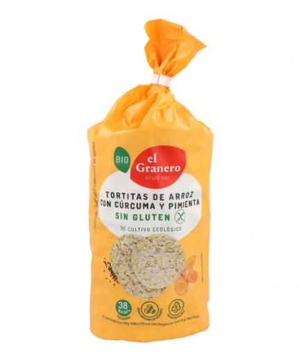 El Granero Integral - Tortitas de Arroz con Cúrcuma y Pimienta 115gr