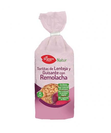 El Granero Integral - Lentil and pea pancakes with beetroot Natur 122g