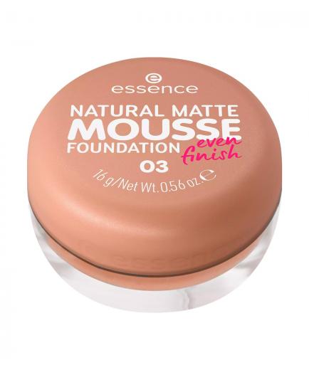 essence - Base de maquillaje en mousse Natural Matte Mousse - 03