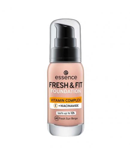 essence - Fresh & Fit Foundation 40 Fresh Sun Beige - 30ml