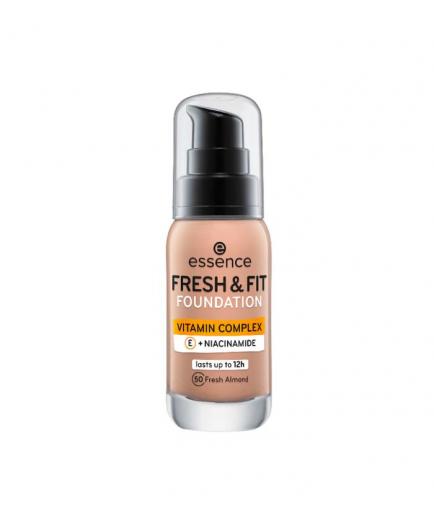 essence - Base de maquillaje Fresh & Fit Foundation 50 Fresh Almond - 30ml