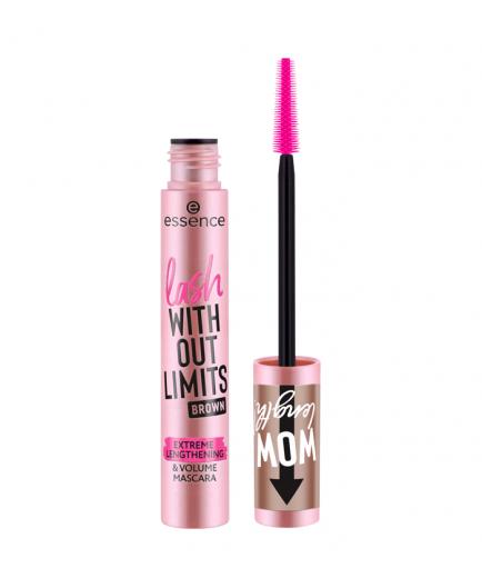 essence - Mascara Without Limits Extreme Lengthening & Volume - 02: Brown
