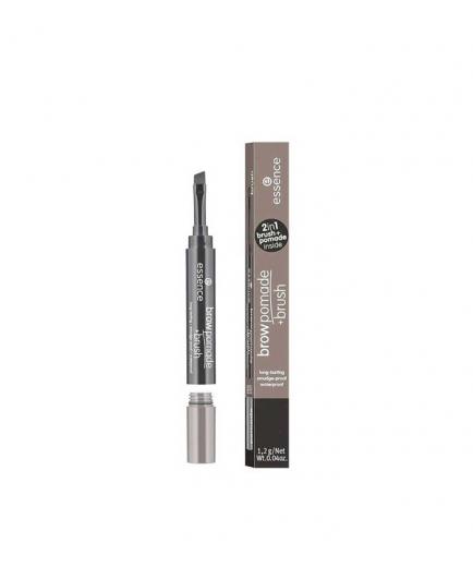 essence - Eyebrow pomade + brush - 03: Cool Brown