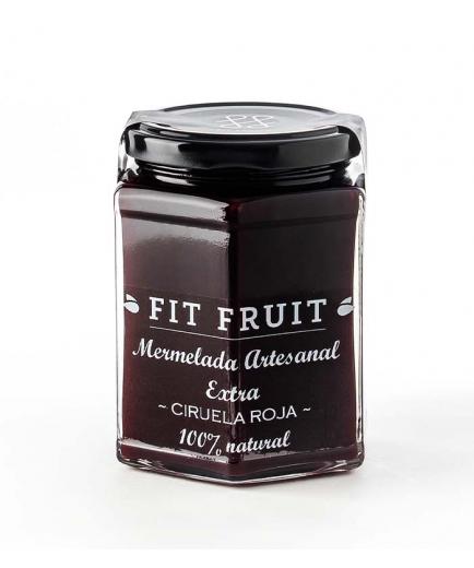 Fit fruit - Mermelada artesanal extra 345g - Ciruela roja