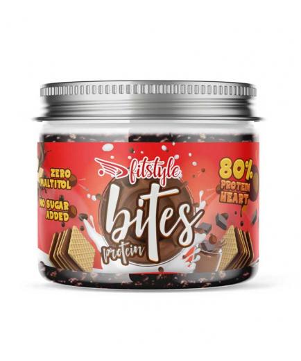 Fitstyle - Protein Bites milk chocolate protein balls 100g - Fit Kat waffle
