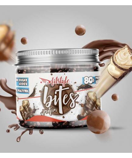 Fitstyle - Protein Bites milk chocolate protein balls 100g - Hazelnut