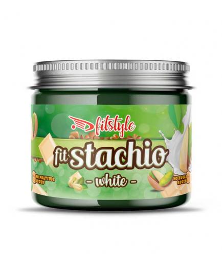 Fitstyle - Crema de pistacho Fitstachio White 200g - Chocolate Blanco