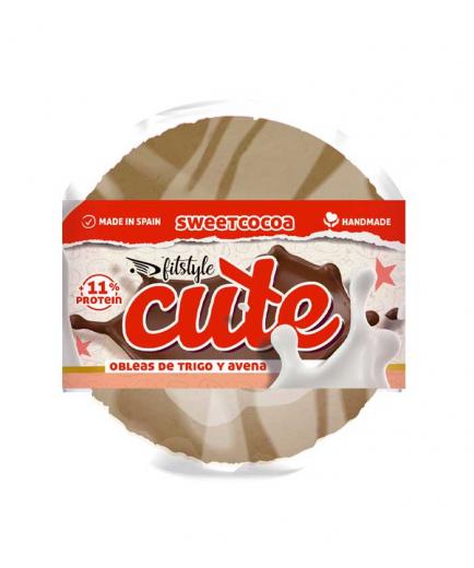 Fitstyle - Sweet Wheat and Oat Wafers Cute 50g - Sweet Cocoa