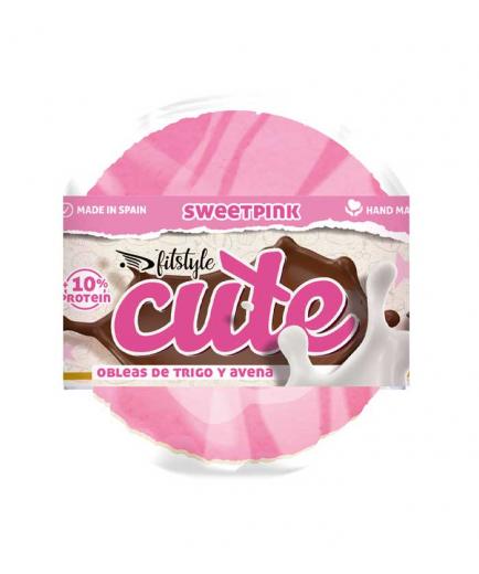 Fitstyle - Obleas dulces de trigo y avena Cute 50g - Sweet Pink