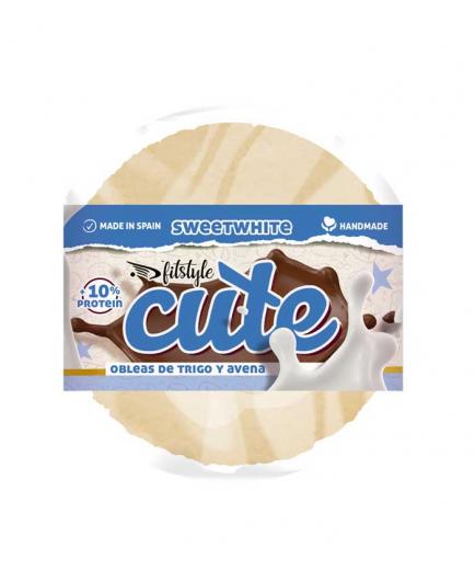 Fitstyle - Sweet Wheat and Oat Wafers Cute 50g - Sweet White