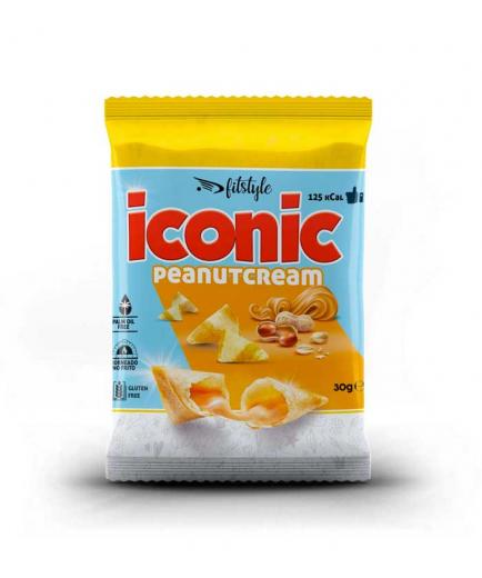 Fitstyle - iConic protein snack with rice flour and chickpea 30g - Filled with peanut butter
