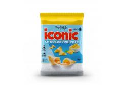 Fitstyle - Snack proteico iConic de harina de arroz y garbanzo 30g - Relleno de crema de queso