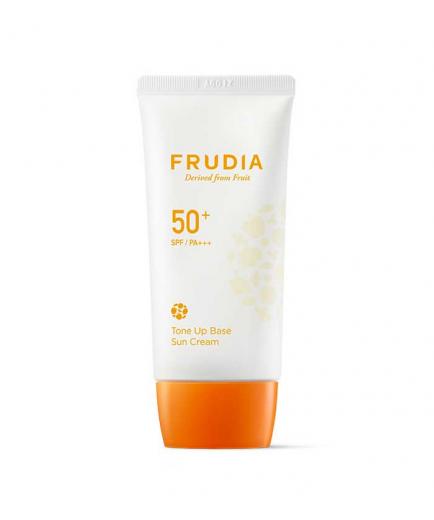 Frudia - Protector solar facial iluminadora SPF50+ Tone Up Base