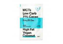 Funky Fat Foods - Dark Chocolate 71% Vegan Keto 50g - Coconut