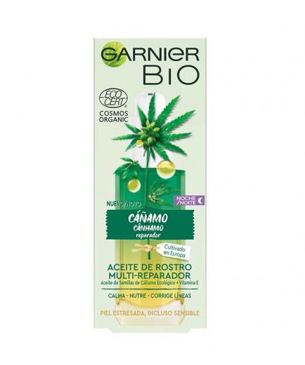 Garnier BIO - Multi-repairing night facial oil with hemp oil