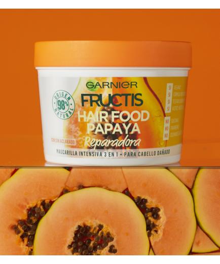 Garnier - Mascarilla 3 en 1 Fructis Hair Food - Papaya: Cabello dañado