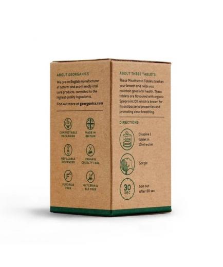 Georganics - Natural mouthwash in pills - Spearmint