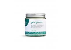 Georganics - Pasta de dientes natural en crema - Aceite de coco y hierbabuena