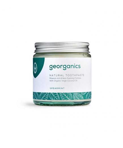 Georganics - Pasta de dientes natural en crema - Aceite de coco y hierbabuena