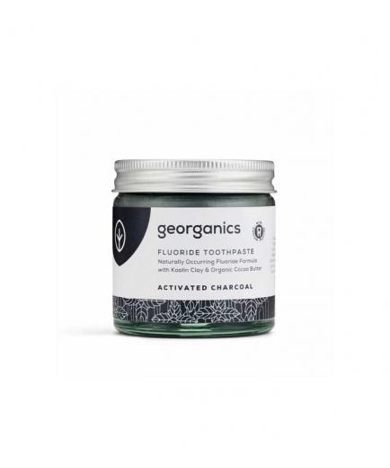 Georganics - Pasta de dientes natural con flúor - Carbón activo 60 ml