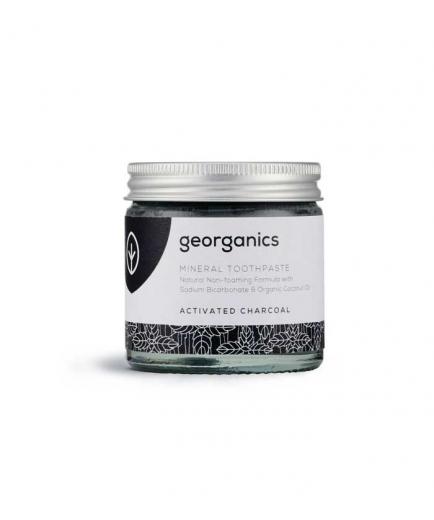 Georganics - Pasta de dientes natural en crema - Carbón activo 120ml