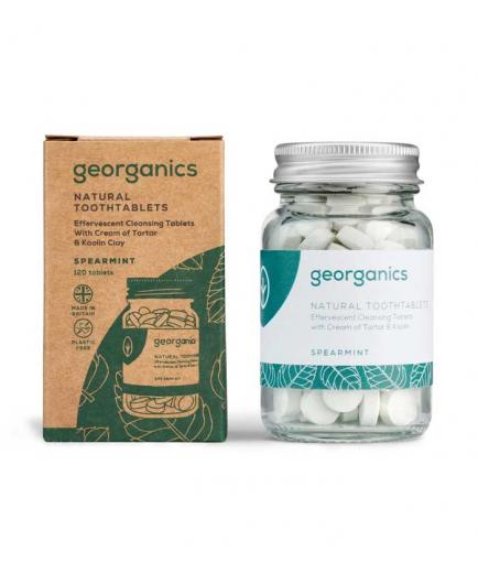 Georganics - Pasta de dientes natural en pastillas - Hierbabuena
