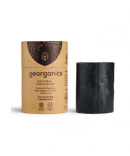 Georganics - Natural solid toothpaste - Activated charcoal