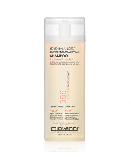 Giovanni - 50:50 Balanced Hydrating-Clarifying Shampoo - Balanced 50:50