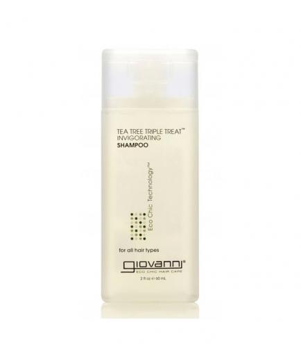 Giovanni - Triple Treat Invigorating Shampoo - Tea Tree - 60ml