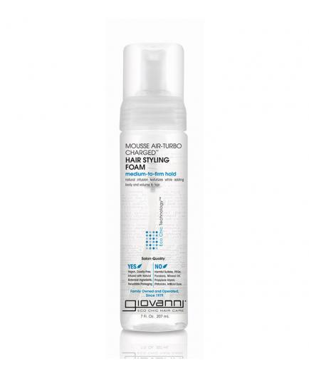 Giovanni - Hair Styling Foam - Natural Mousse Air-Turbo Charged